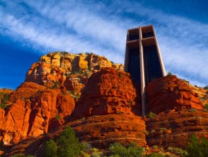 Visit the Chapel of the Holy Cross in Sedona This Winter