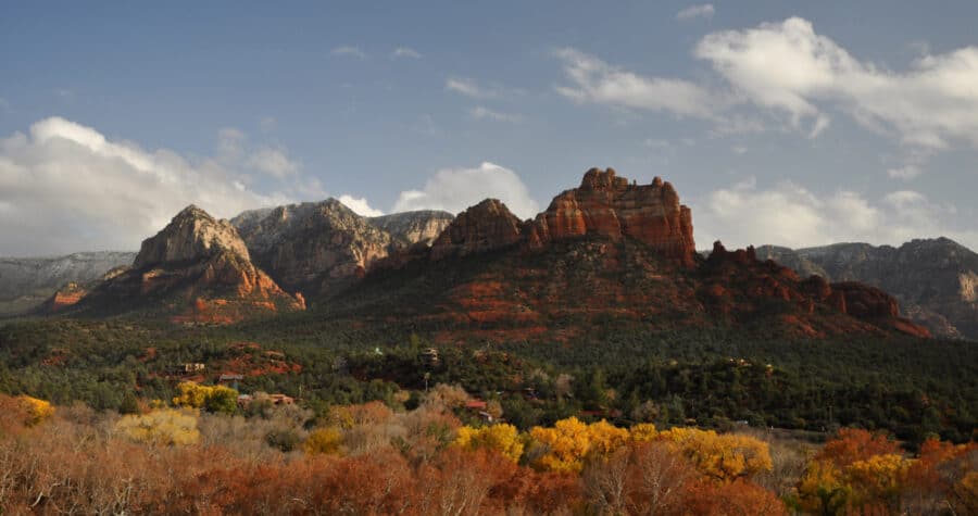 Hiking and enjoying stunning views like this is one of the best things to do in Sedona this fall
