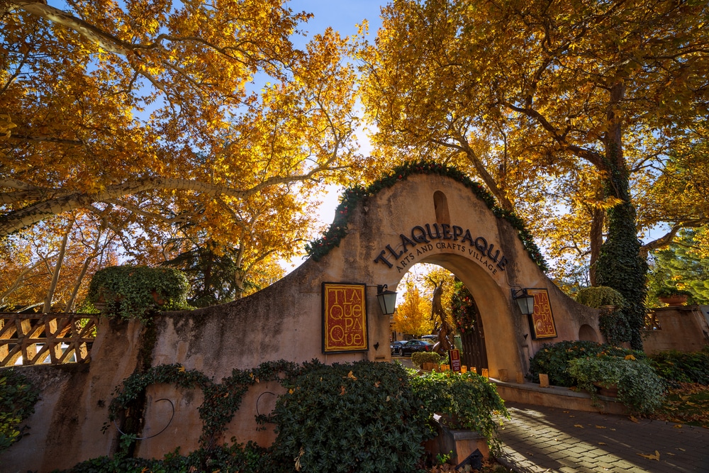 The Tlaquepaque Arts and Shopping Village is one of the top things to do in Sedona this fall