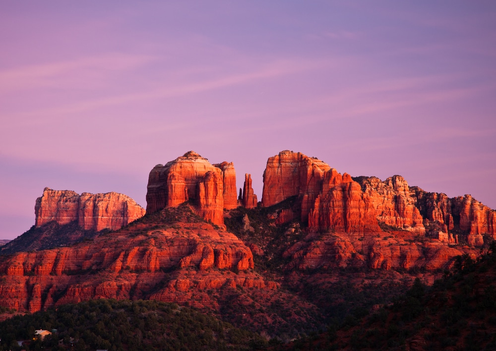 Sedona Bed and Breakfast, photo of the iconic red rocks in Sedona Arizona 