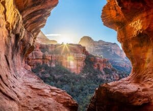 Gorgeous views of the Red Rocks on one of the best hikes in Sedona for fall